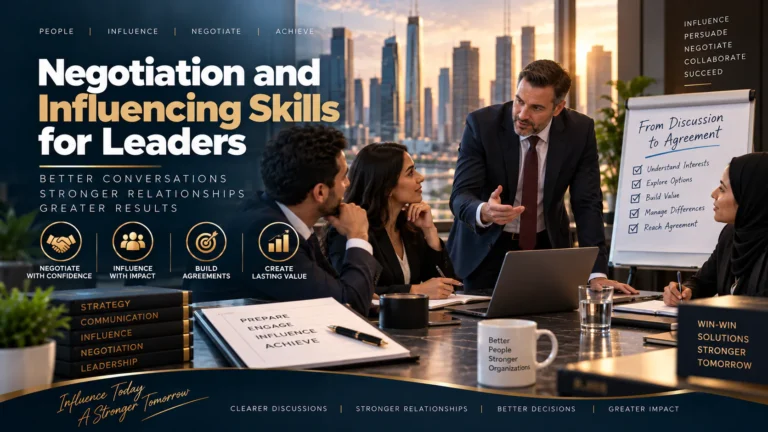 Negotiation and Influencing Skills for Leaders