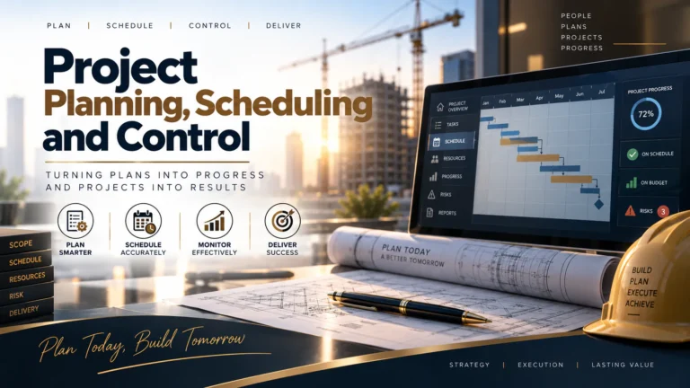 Project Planning, Scheduling and Control